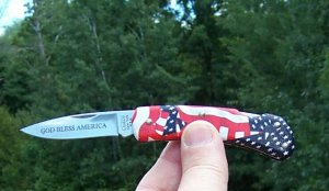 CAMILLUS USA - FLAG SCALES - GOD BLESS AMERICA - LOCKBACK - FREE SHIP !!!