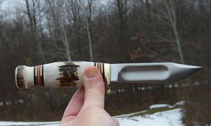 MARBLE'S GLADSTONE MICH. USA STAG / STAG IDEAL - LANDMARK SERIES 1 OF 100 W/SHEATH 1ST MADE IN 1899