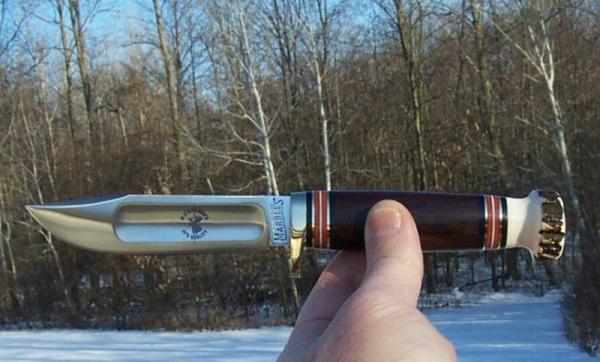 MARBLE'S GLADSTONE MICH. USA ROSEWOOD / STAG IDEAL - W / SHEATH - NIB - MADE FOR 109 YRS !!! MARBLE'S GLADSTONE MICH. USA ROSEWOOD / STAG IDEAL - W / SHEATH - NIB - MADE FOR 109 YRS !!!