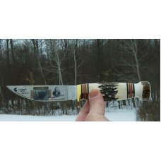 MARBLE'S PLAINSMAN STAG / STAG HUNTER - 1 OF 100 GLADSTONE MICH W/ SHEATH - NIB - SUPER NICE STAG !! MARBLE'S PLAINSMAN STAG / STAG HUNTER - 1 OF 100 GLADSTONE MICH W/ SHEATH - NIB - SUPER NICE STAG !!