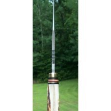 MARBLES STAG / ALUMNIUM - WOODCRAFT - NIB - W/ LEATHER SHEATH - GLADSTONE MICH. MADE - NICE STAG !!!