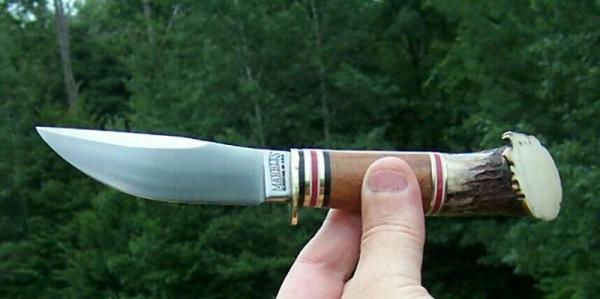 MARBLE'S CROWN STAG / MAPLE - FIELDCREFT- GLADSTONE MICH. USA - BOBCAT BOX - SCAGEL PATTERN- NICE !!