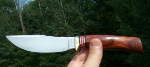 MARBLE'S CUSTOM 52/100 COCOBOLO WOODCRAFT - NIB - W/ SHEATH - PAT' 1916 GLADSTONE MICH VERY NICE !!!