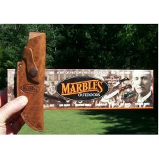MARBLE'S WOODCRAFT MARLIN SPECIAL EDITION W/ STACKED LEATHER HANDLE-NIB-W/ SHEATH GLADSTONE MI NICE! MARBLE'S WOODCRAFT MARLIN SPECIAL EDITION W/ STACKED LEATHER HANDLE-NIB-W/ SHEATH GLADSTONE MI NICE!