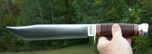 MARBLES LEATHER/ALUMINUM TRAILMAKER W/ SHEATH  - NIB - W/ MARBLE'S COMPASS - SUPER NICE PACKAGE !!!