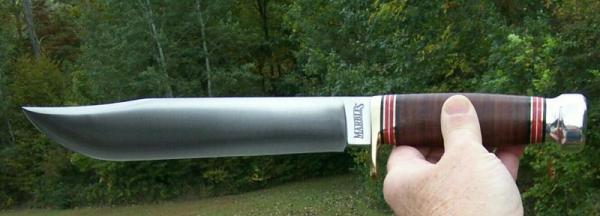 MARBLES LEATHER/ALUMINUM TRAILMAKER W/ SHEATH  - NIB - W/ MARBLE'S COMPASS - SUPER NICE PACKAGE !!!