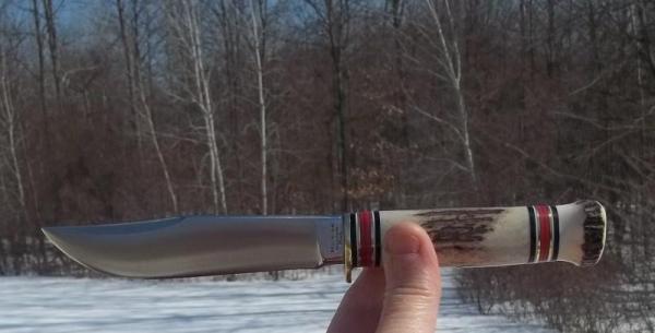MARBLE'S STAG/STAG EXPERT-2 - W/ SHEATH-3 LINE LOWER CASE STAMP-VINTAGE BLADE-SUPER NICE! MARBLE'S STAG/STAG EXPERT-2 - W/ SHEATH-3 LINE LOWER CASE STAMP-VINTAGE BLADE-SUPER NICE!