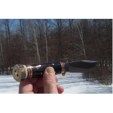 MARBLE'S 1970-2000 CAMPCRAFT-BUFFALO HORN / STAG-4 PIN CONSTRUCTION-W/SHEATH-BOBCAT BOX-BEAUTIFULL!! MARBLE'S 1970-2000 CAMPCRAFT-BUFFALO HORN / STAG-4 PIN CONSTRUCTION-W/SHEATH-BOBCAT BOX-BEAUTIFULL!!