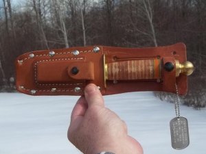 MARBLE'S / CAMILLUS VIETNAM COMMEMORATIVE JET PILOT KNIFE W/ SHEATH AND VIETNAM SERVICE MEDAL !!! 