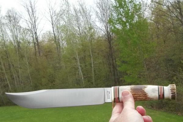 MARBLE'S STAG on STAG TRAILMAKER - GLADSTONE MICH USA - W/ SHEATH - NIB - NICE!! MARBLE'S STAG on STAG TRAILMAKER - GLADSTONE MICH USA - W/ SHEATH - NIB - NICE!!