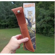 MARBLE'S STAG/ALUM EXPERT 2- W/SHEATH- DOUBLE HILT-GLADSTONE MICH.-52/100 STEEL 4 PIN CONSTRUCTION MARBLE'S STAG/ALUM EXPERT 2- W/SHEATH- DOUBLE HILT-GLADSTONE MICH.-52/100 STEEL 4 PIN CONSTRUCTION