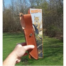  MARBLE'S BUFFALO/CROWN STAG SCAGEL PATTERN CUSTOM EXPERT 2- W/SHEATH-GLADSTONE MICH.-52/100 STEEL 