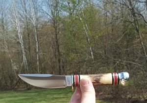 MARBLE'S STAG / ALUMINUM FIELDCRAFT- W/SHEATH - NIB -SUPER HUNTING KNIFE  !!!!!