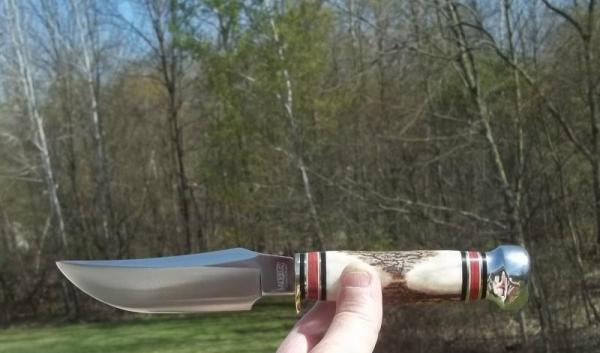 MARBLE'S STAG BISON FIXED BLADE HUNTER - GLADSTONE, MICH. USA -STEWART ERA PATTERN-SUPER NICE !!! MARBLE'S STAG BISON FIXED BLADE HUNTER - GLADSTONE, MICH. USA -STEWART ERA PATTERN-SUPER NICE !!!