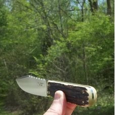 MARBLE'S-MSA CO. BONE HANDLED DALL DEWEESE CUSTOM HUNTER-W/TUBE SHEATH-SUPER CUSTOM SHOPPE KNIFE !! MARBLE'S-MSA CO. BONE HANDLED DALL DEWEESE CUSTOM HUNTER-W/TUBE SHEATH-SUPER CUSTOM SHOPPE KNIFE !!
