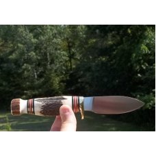 MARBLES SPORT STAG on STAG DROP POINT HUNTER- W/ SHEATH- GORGEOUS STAG !!! MARBLES SPORT STAG on STAG DROP POINT HUNTER- W/ SHEATH- GORGEOUS STAG !!!