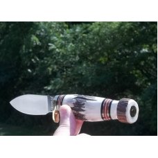 MARBLES SPORT STAG on STAG DROP POINT HUNTER- W/ SHEATH- GORGEOUS STAG !!! MARBLES SPORT STAG on STAG DROP POINT HUNTER- W/ SHEATH- GORGEOUS STAG !!!