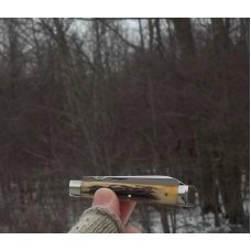 KINFOLKS PINNED STAG CASE FAMILY SERIES DOCTORS KNIFE - 1 of 100 -1997 - SPATULA-BLADE ETCH-NICE !!! KINFOLKS PINNED STAG CASE FAMILY SERIES DOCTORS KNIFE - 1 of 100 -1997 - SPATULA-BLADE ETCH-NICE !!!