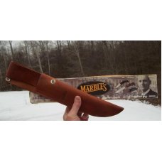 MARBLES STAG on STAG TRAILMAKER W/ SHEATH - NIB - SUPER FULL STAG BIG BLADE KNIFE-A MARBLES LEGEND ! MARBLES STAG on STAG TRAILMAKER W/ SHEATH - NIB - SUPER FULL STAG BIG BLADE KNIFE-A MARBLES LEGEND !