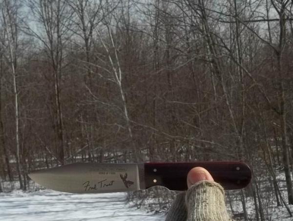 MARBLES DALL DEWEESE ORIGINAL PATTERN -GLADSTONE MICH - COCOBOLO SCALED HUNTER - 4 PIN CONSTRUCTION