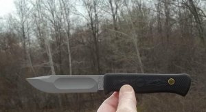 MARBLES IDEAL WITH SAFE GRIP HANDLE WITH FOX & HOUND SCENE ON HANDLE-W/SHEATH & BOX-USA-TO COOL