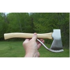  MARBLE'S # 4 GLADSTONE MICHIGAN SAFETY AXE W/ HICKORY HANDLE- # 4 HAWK - MICHIGAN MADE- SWEET !!!