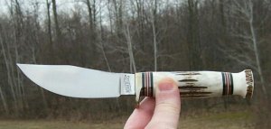 MARBLES FULL STAG WOODCRAFT HUNTER / WITH SHEATH / NEW IN BOX