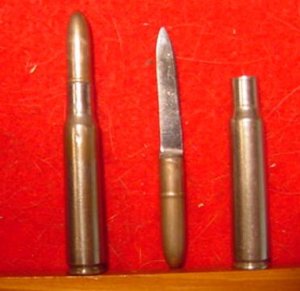 REMINGTON  7MM cartridge knife ( ORIGINAL )  old and rare