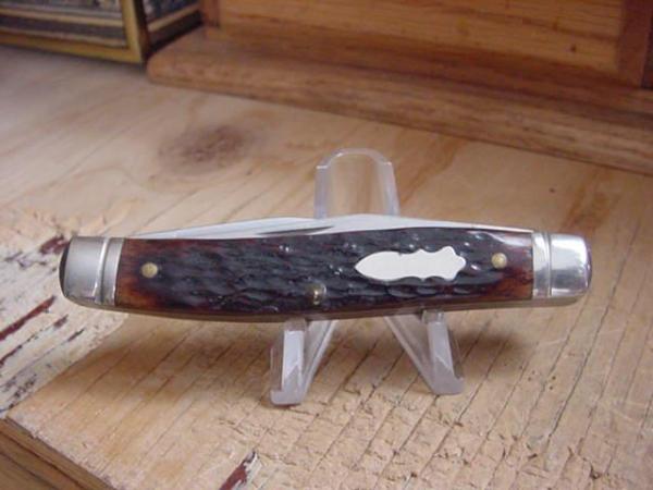 Schrade contract NEW YORK KNIFE muskrat with Hammer etch new old stock
