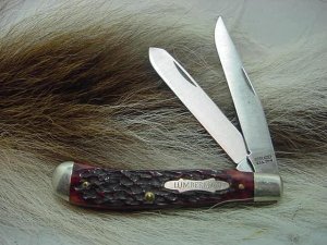 SCHRADE+, LUMBERMAN 2 blade trapper, jigged bone handles, 3,5/8