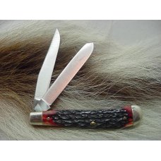 SCHRADE+, LUMBERMAN 2 blade trapper, jigged bone handles, 3,5/8