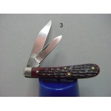 Case jigged bone peanut  CASE XX 2 blade  ( one of two similar knives )