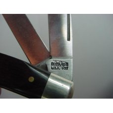 Schrade USA 8 OT 3 blade stockman  smooth wood handles