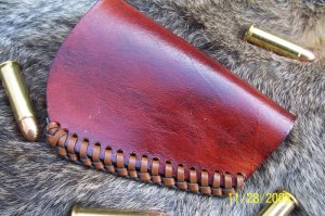 Handmade Leather Pocket Holster For Small Revolvers (Dillinger)