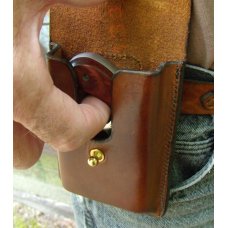 Leather Concealment Holster For Small Revolvers - .22 North American Arms,  See Gun List Below