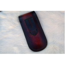 Custom Leather Pocket Knife Case Large - Up to 4-1/2 Custom Leather Pocket Knife Case Large - Up to 4-1/2