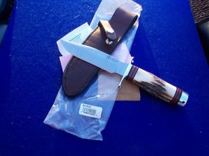 BLACKJACK CLASSIC USA ~ STAG Model 5 HUNTER KNIFE 