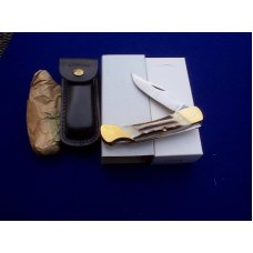 SCHRADE + USA LB7 ES GENUINE SAMBAR STAG FOLDING HUNTER KNIFE SCHRADE + USA LB7 ES GENUINE SAMBAR STAG FOLDING HUNTER KNIFE