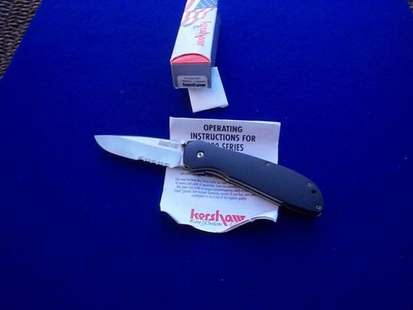 KERSHAW 1520 ST RANDOM TASK ~ RICOCHET ~ KNIFE OF YEAR 1998 ~  MIB 		