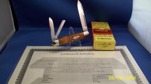 CASE XX CLASSIC 6391 WHITTLER ~ Prototype KNIFE 19USA90
