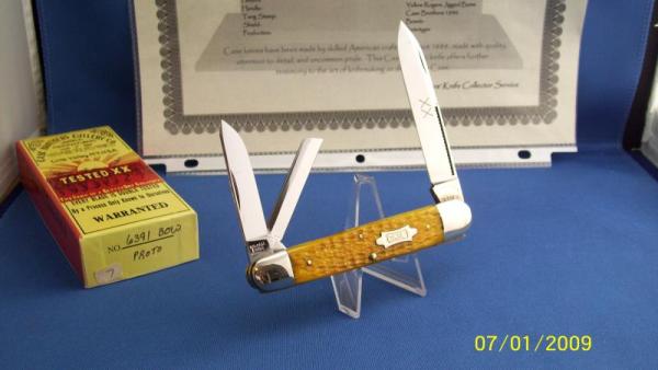 CASE XX CLASSIC 6391 WHITTLER ~ Prototype KNIFE 19USA90 ~ YELLOW ROGERS JIGGED BONE CASE XX CLASSIC 6391 WHITTLER ~ Prototype KNIFE 19USA90 ~ YELLOW ROGERS JIGGED BONE