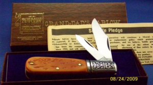 SCHRADE  USA OLD GRAND DAD'S BARLOW MINT IN BOX AND COMPLETE ~ REDUCED TO SELL