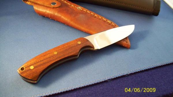 ENTWISTLE ~ CUSTOM FIXED BLADE HUNTER / SKINNER KNIFE w ZIP CASE ENTWISTLE ~ CUSTOM FIXED BLADE HUNTER / SKINNER KNIFE w ZIP CASE