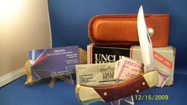 SCHRADE + USA UNCLE HENRY LB7 LOCK BACK HUNTER KNIFE MIB COMPLETE SCHRADE + USA UNCLE HENRY LB7 LOCK BACK HUNTER KNIFE MIB COMPLETE