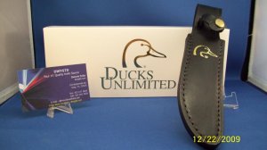 SCHRADE USA DU GOLDEN SPIKE 153 KNIFE BOX ,SHEATH NOS MINT ~ LAST 1