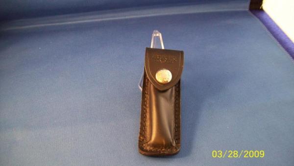 BUCK LOGO USA MODEL 301 LEATHER KNIFE SHEATH POUCH NEW OLD STOCK