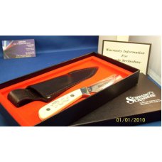 SCHRADE ~ USA VINTAGE SC509 LIL FINGER  ~ BIRD ~ SCRIMSHAW KNIFE SET NMIB & COMPLETE