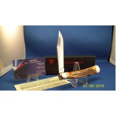 WINCHESTER ~ USA BIG SAMBAR STAG ~ 1989 MIBC TRAPPER W15 1950 KNIFE WINCHESTER ~ USA BIG SAMBAR STAG ~ 1989 MIBC TRAPPER W15 1950 KNIFE