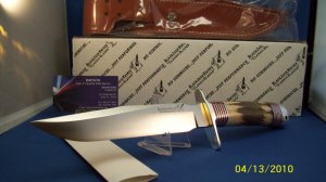 BLACKJACK CLASSIC USA ~ VINTAGE STACK ~  SAMBAR STAG 1-7 HUNTER KNIFE * Last One 