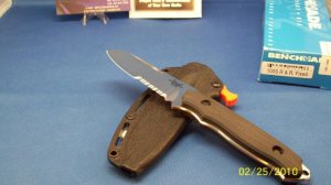 BENCHMADE ~ ELISHEWITZ USA 100S R&R GIN-1 KNIFE NOSMIBNR